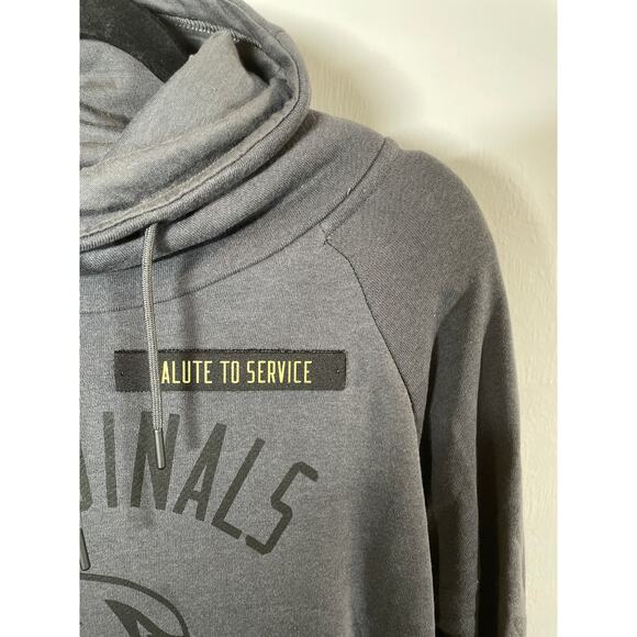 NIKE Salute to Service Arizona Cardinals Sweater Medium Gray High Neck NEW - Picture 4 of 10